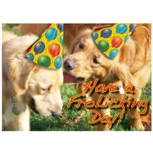 *Donation Greeting Card/ Have A Frolicking Day (The amount of your donation is fully tax deductible)
