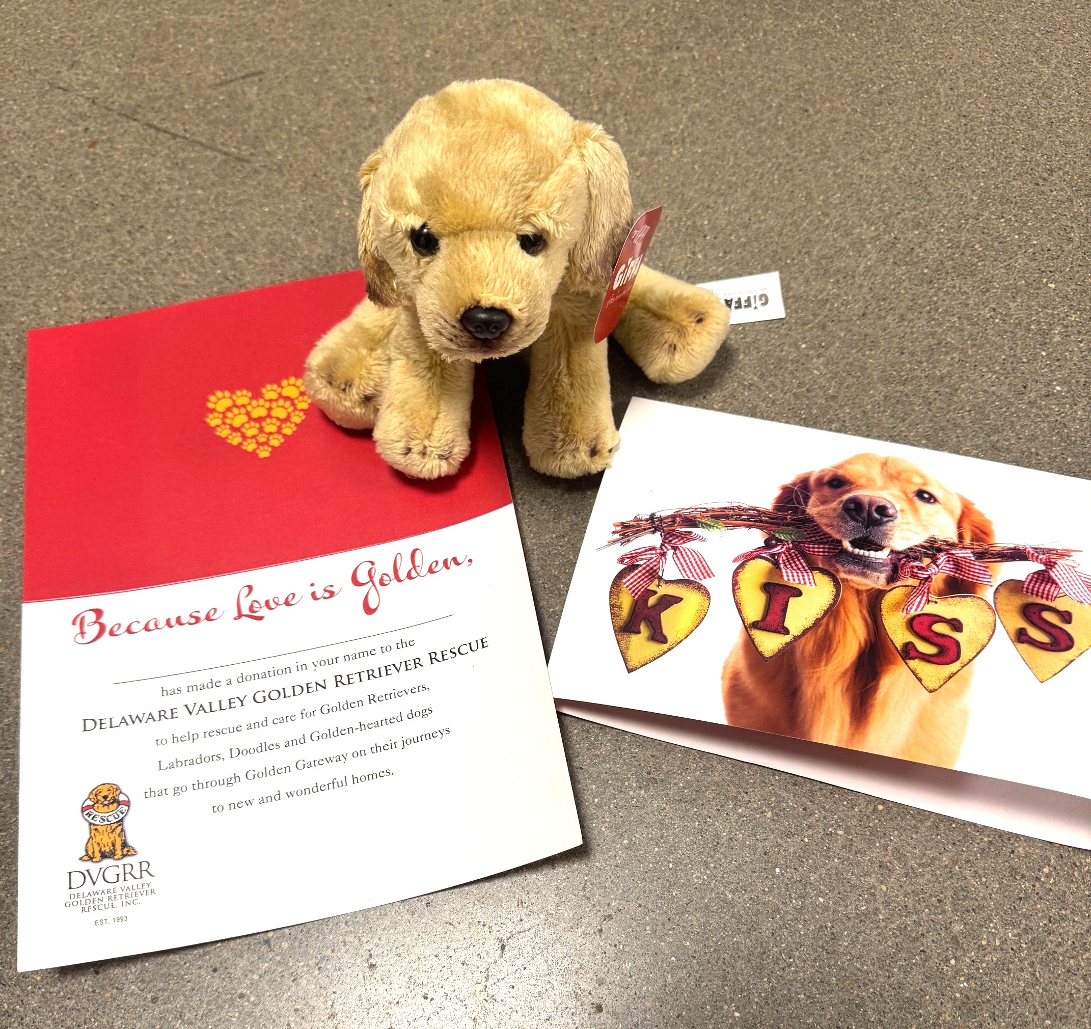 * Kiss A Dog Donation - (Goods and services in the amount of $5.00 has been provided to the donor)